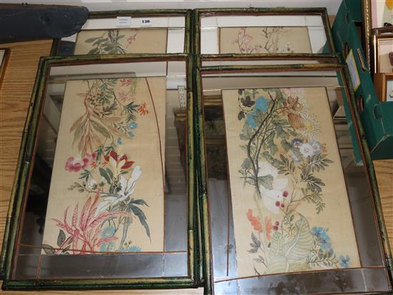 Six Chinese watercolours